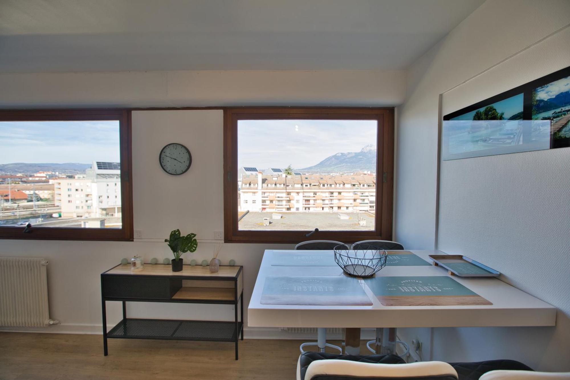 Apartament Le Sommet Citadin Avec Vue Annecy Zewnętrze zdjęcie